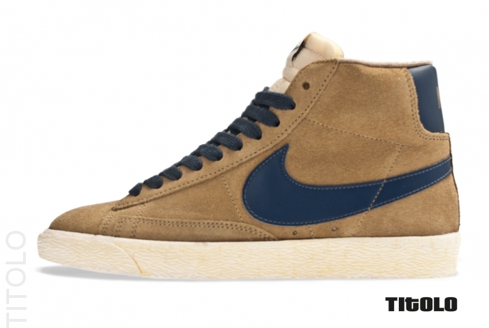Nike Wmns Blazer Mid Suede Vntg Filbert Thunder Blue Natural 1