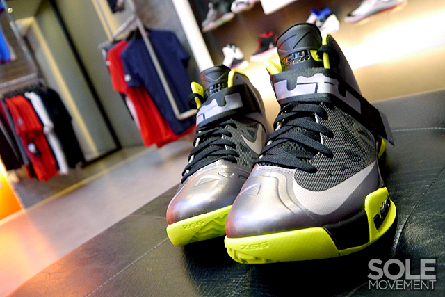Nike Zoom Soldier 6 Grey Black Light Green 4