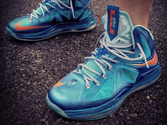 Nike LeBron X "China" Customs by Mache