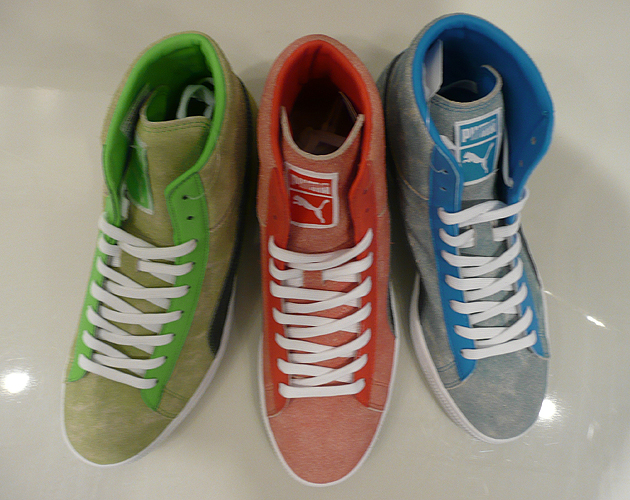 Puma Suede Mid Washed 5