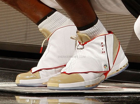 Air Jordan XVI – Ray Allen “Gold” PE – Closer Look