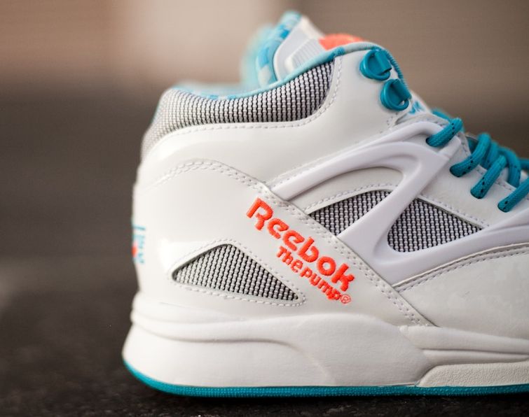 Reebok Pump Omni Lite White Teal Orange 02
