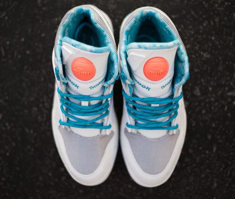 Reebok Pump Omni Lite White Teal Orange 04