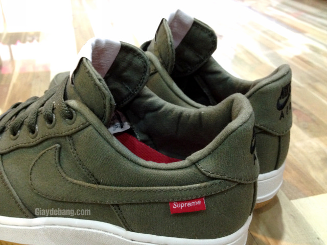 Supreme X Nike Air Force 1 Low Olive 03