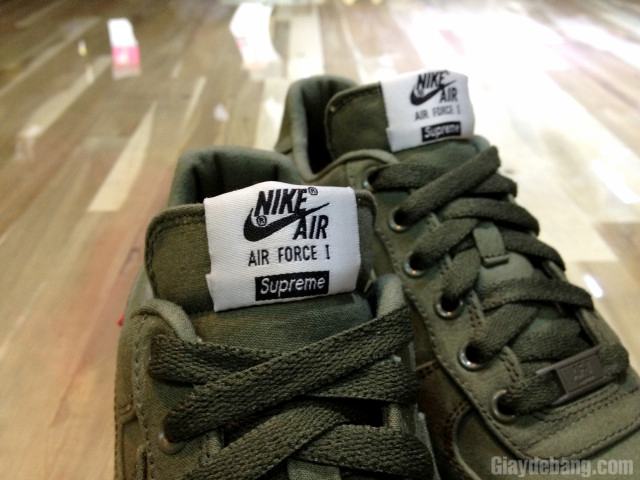 Supreme X Nike Air Force 1 Low Olive 08
