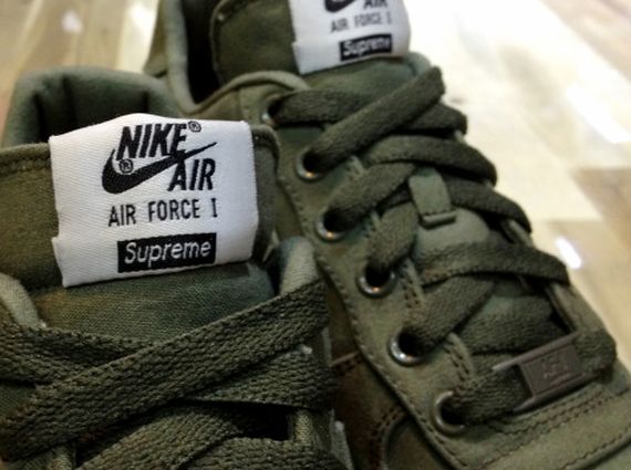 Supreme X Nike Air Force 1 Low Olive