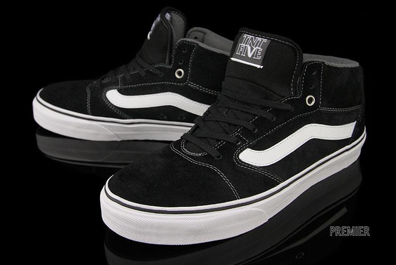 Vans Tnt 5 Mid Black White Pewter 2