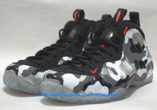 “White/Black Camo” Nike Air Foamposite One