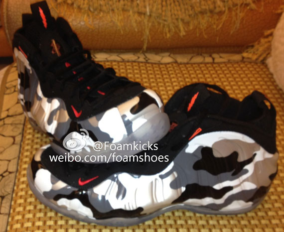 White Camo Nike Air Foamposite One 2