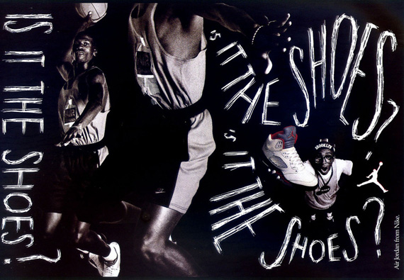 1990 Air Jordan V Original Ad Spike Lee