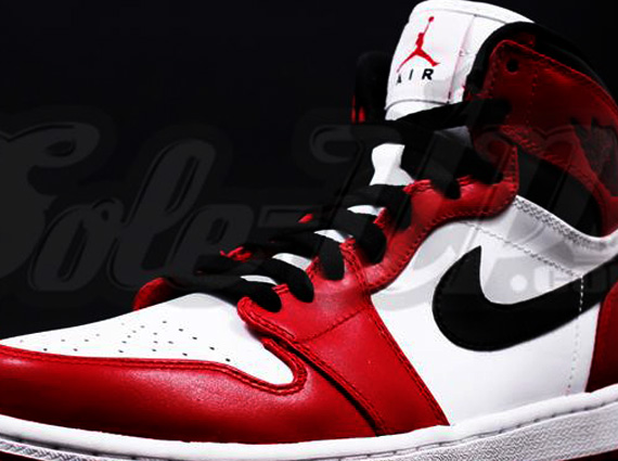 2013 Air Jordan 1 White Red Black