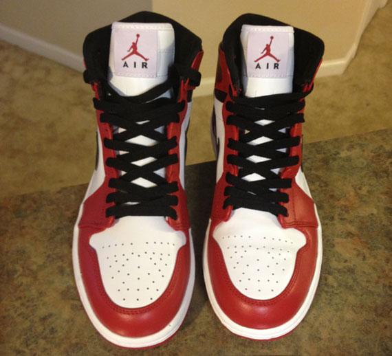 Air Jordan 1 High White Varsity Red Black Available On Ebay 3