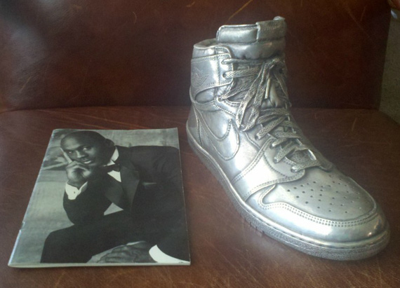 Air Jordan 1 Silver Plated Sculpture 3