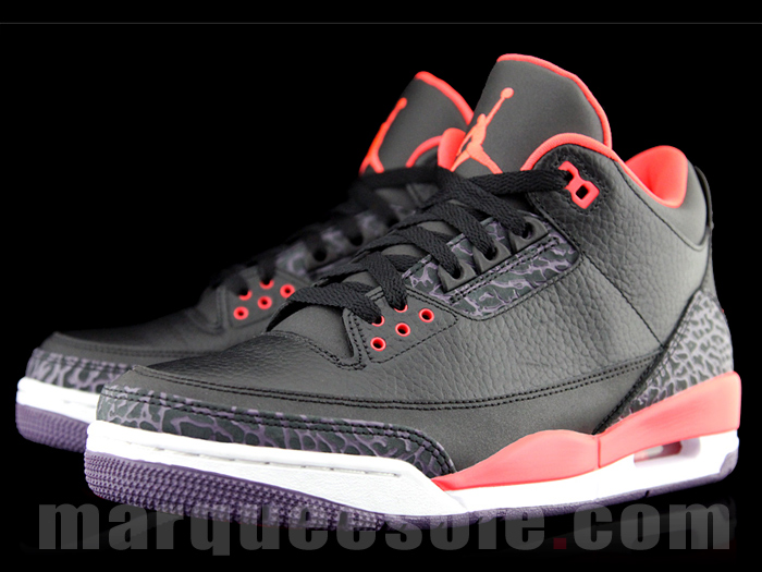 Air Jordan 3 "Bright Crimson"