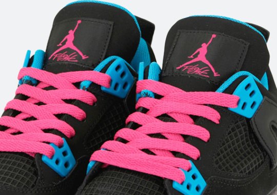 Air Jordan IV GS – Dynamic Blue – Vivid Pink