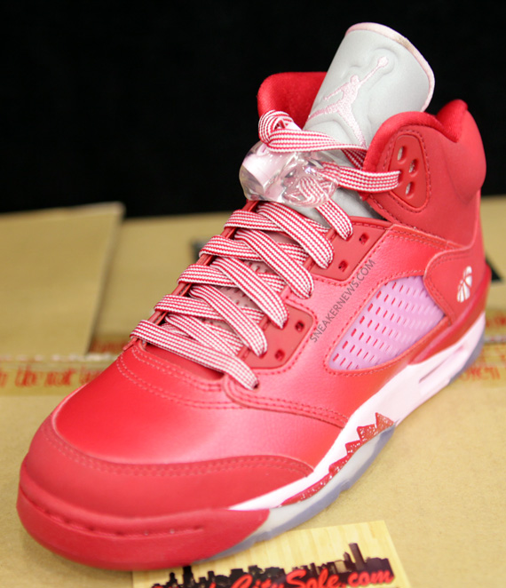 Air Jordan V Gs Retro Strawberry 4