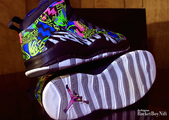 Air Jordan X Jazz Customs 6