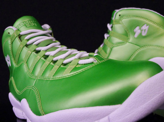 Air Jordan X Rainbow Green 11