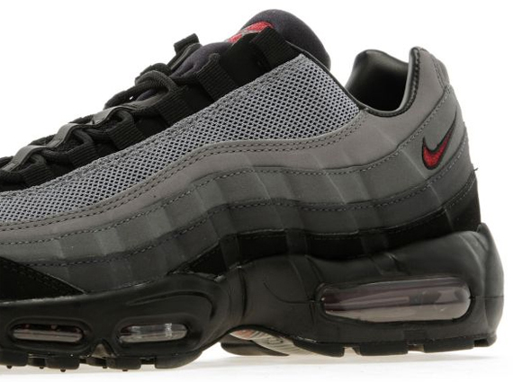 Nike Air Max 95 - Black - Grey - Team Red