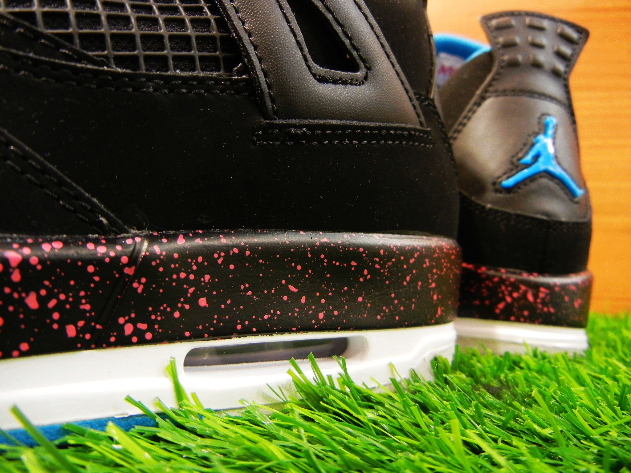 Dynamic Blue Pink Air Jordan Iv Gs 06