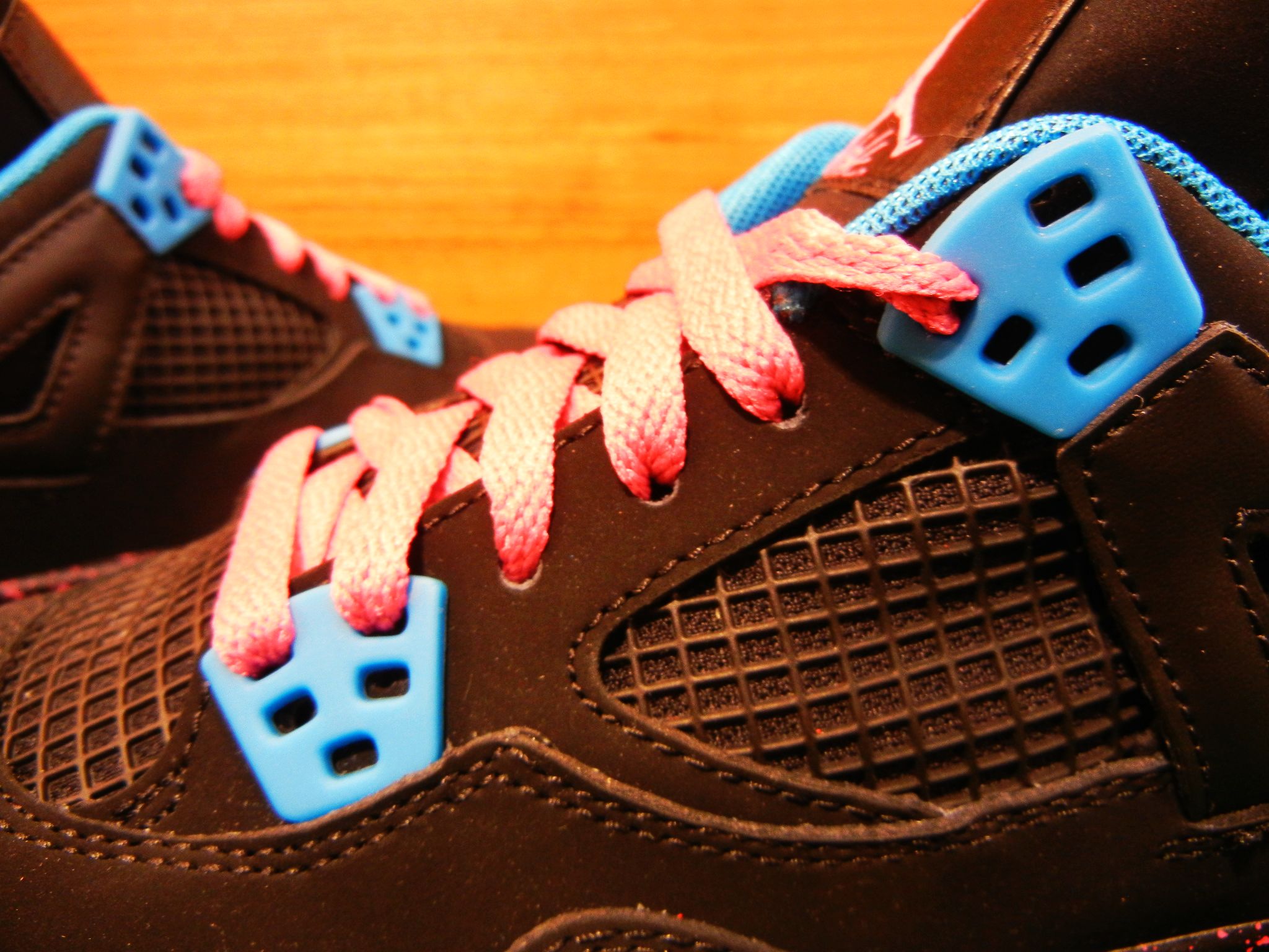 Dynamic Blue Pink Air Jordan Iv Gs 08