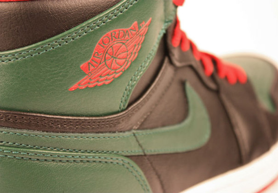 Air Jordan 1 High – Black – Gym Red – Gorge Green