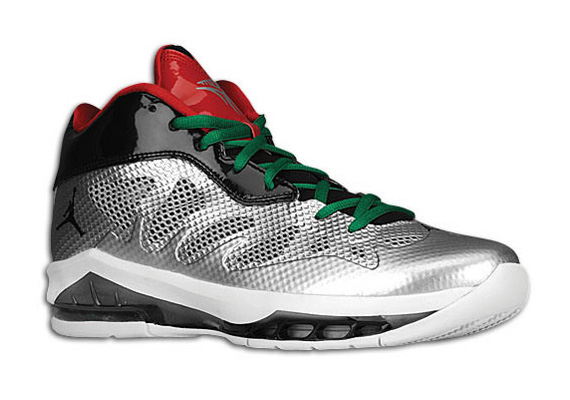 Jordan Melo M8 Advance Silver Black Green Red 1