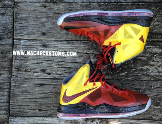 Lebron X Haters Customs Mache 2