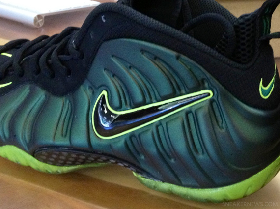 Nike Air Foamposite Pro "Mountain Dew" Customs By Sole-Swap