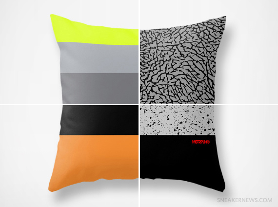 Nike-Inspired Minimal Sneaker Pillows by MSTRPLN