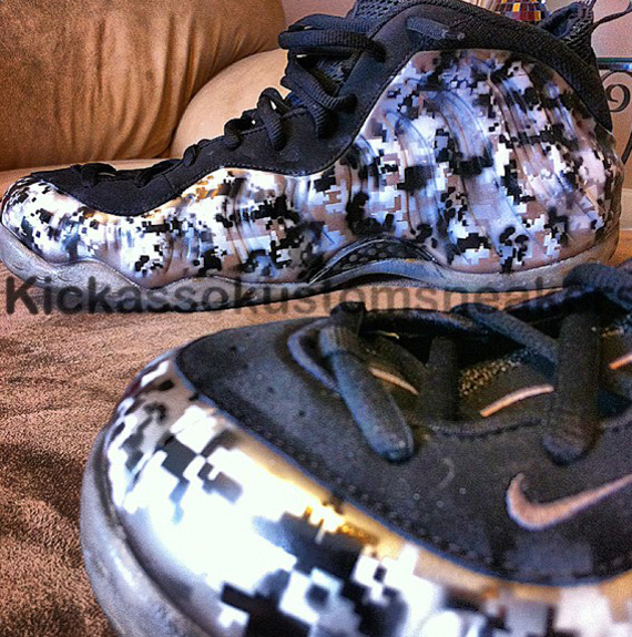 Nike Air Foamposite One Digi Camo Customs 2