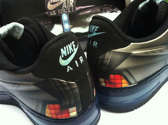 Nike Air Force 1 Low Foamposite "DeLorean" Customs by Expression