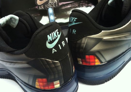Nike Air Force 1 Low Foamposite “DeLorean” Customs by Expression