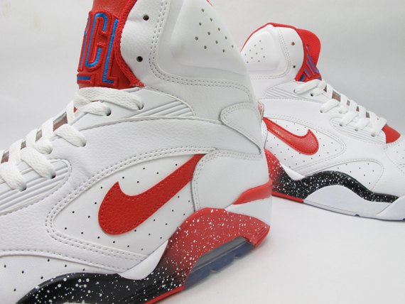 Nike Air Force 180 White Hyper Red Photo Blue 3