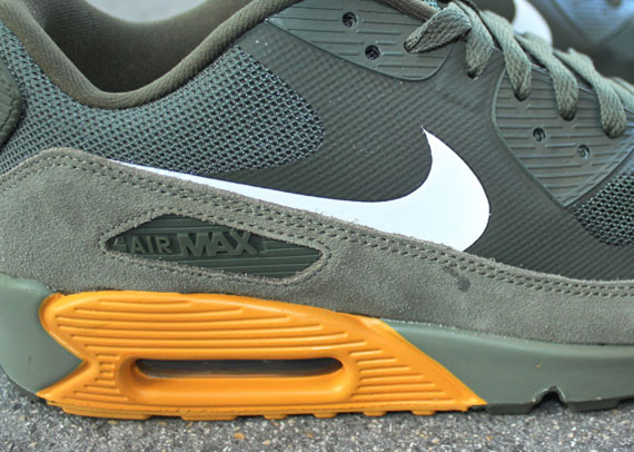 Nike Air Max 90 Premium – Cargo Khaki – Canyon Gold