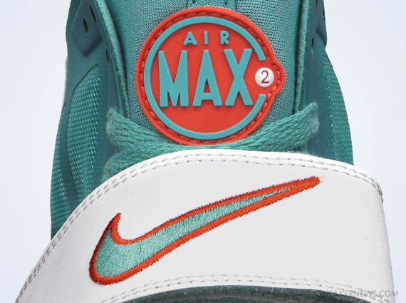 Nike Air Max Express White Sport Turquoise Team Orange 7