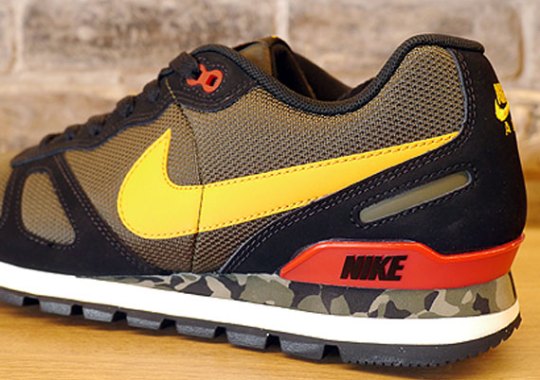 Nike Air Waffle Trainer – Black – Cargo Khaki – Camo