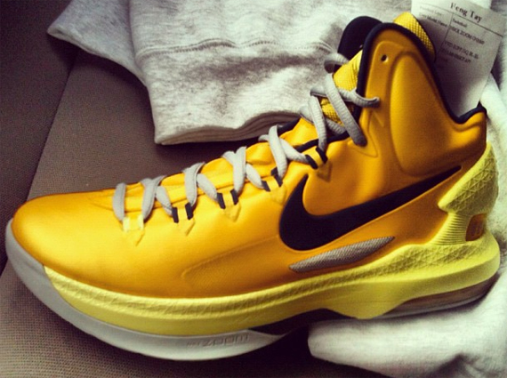 Nike Kd V Yellow Black 1