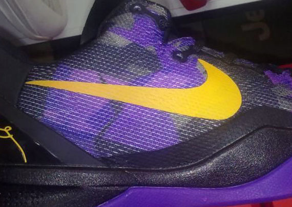 Nike Kobe Viii Lakers Purple Yellow 1