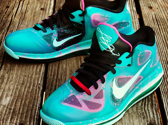 Nike LeBron 9 Low "Easter in South Beach" Customs by AF1King