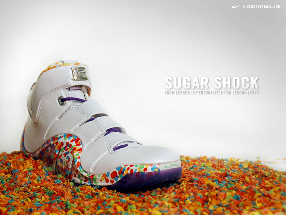 Nike Lebron Iv Sugar Shock