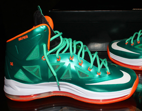 Nike Lebron X Id Dolphins 9