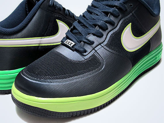 Nike Lunar Force 1 Fuse - Dark Obsidian - Volt - Neon Gradient