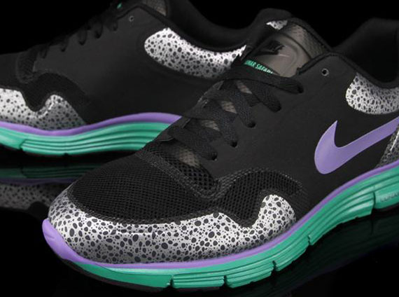 Nike Lunar Safari Fuse Black Medium Violet Stadium Green