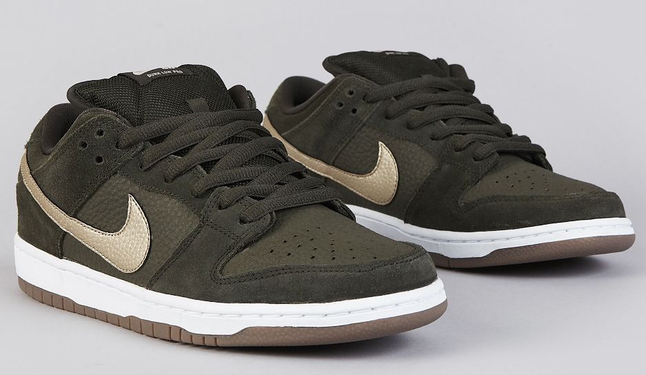 Nike Sb Dunk Low Sequoia Metallic Zinc 05
