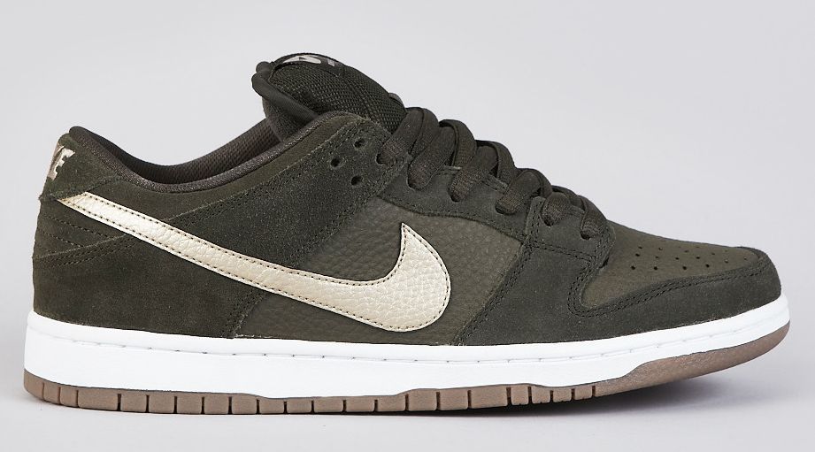 Nike Sb Dunk Low Sequoia Metallic Zinc 06