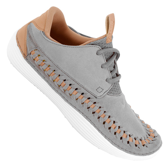 Nike Solarsoft Moccasin Premium Woven Sport Grey Shale 4