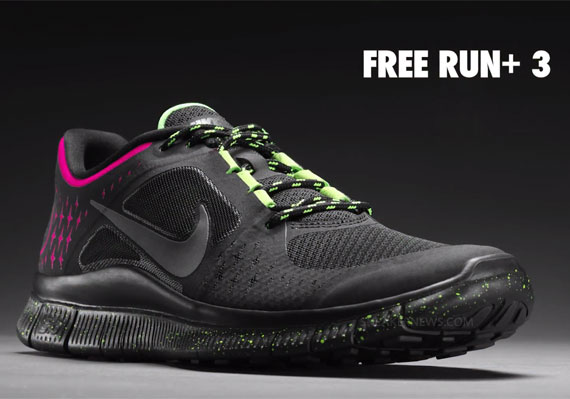 Nike Wmns Total Blackout Pack Free Run 3