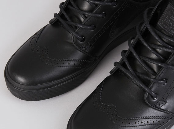 Nike Zoom Stefan Janoski Mid Premium "Black Wingtip" - Available