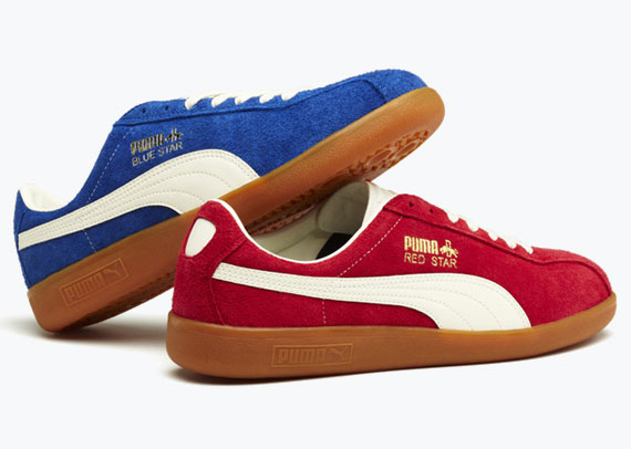 Puma Shadow Society Red Star + Blue Star